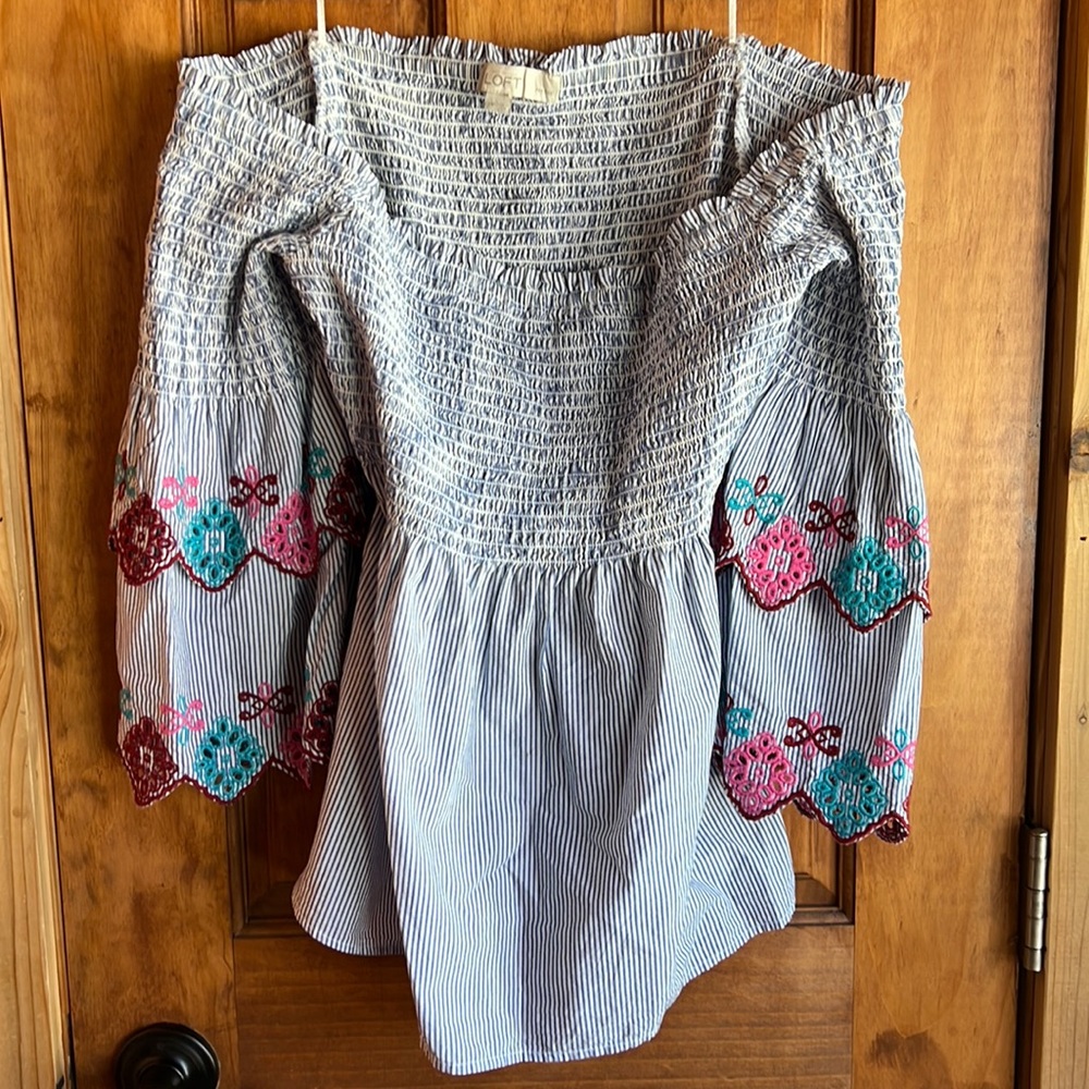 Off the shoulder blouse